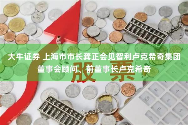 大牛证券 上海市市长龚正会见智利卢克希奇集团董事会顾问、前董事长卢克希奇